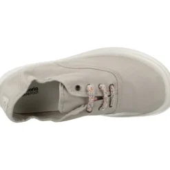 Victoria Snøresko*Olmo Barefoot Lona Tintada Hvid