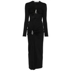 Christopher Esber Kjoler*Open Twist Verner Blondekjole Sort