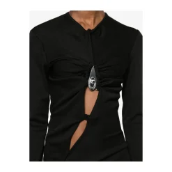 Christopher Esber Kjoler*Open Twist Verner Blondekjole Sort