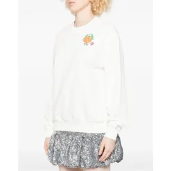 Casablanca Sweatshirts*Orange Sweatshirt til Kvinder AW25 Hvid
