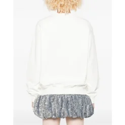 Casablanca Sweatshirts*Orange Sweatshirt til Kvinder AW25 Hvid