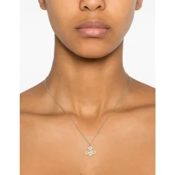 Vivienne Westwood Smykker*Orb Vedhæng Halskæde Grå