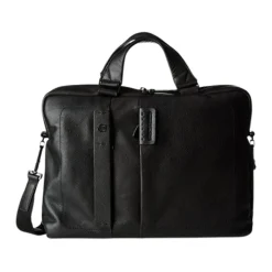 Piquadro Laptop Tasker*Organizer Taske Stilfuld Model Sort