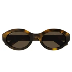 Gucci Solbriller*Ovale solbriller Brun