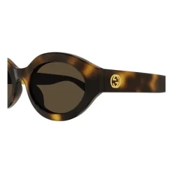 Gucci Solbriller*Ovale solbriller Brun