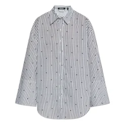 ROTATE Birger Christensen Bluser & Skjorter*Oversize skjorte Hvid