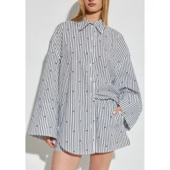 ROTATE Birger Christensen Bluser & Skjorter*Oversize skjorte Hvid