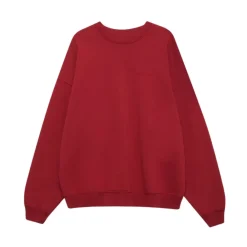 Anine Bing Sweatshirts*Oversized Rundhals Sweatshirt Rød
