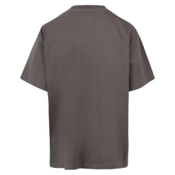 Courrèges T-Shirts*Oversized T-shirt med tonal logo Grå