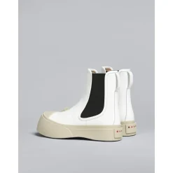 Marni Chelsea Boots*Pablo Beatle Støvler Hvid