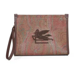 Etro Clutch*Paisley Clutch Brun