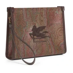 Etro Clutch*Paisley Clutch Brun
