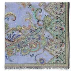 Etro Tørklæder*Paisley Print Multicolor Sjal Multifarvet