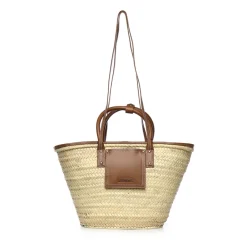 Jacquemus Håndtasker*Palm-leaf Håndtaske Brun