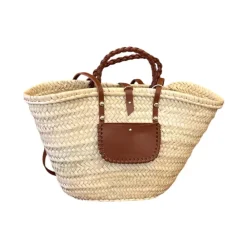 Craie Studio Indkøbstasker*Panier Spiral Beige