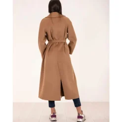 Paltò Frakker*Paola Wool Coat Brun