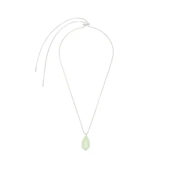 PLAN C Smykker*Paper Pearl Necklace Grøn