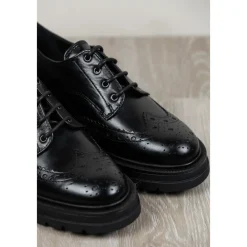 Carmens Snøresko*Patty Derby Sierra A56117 Sort