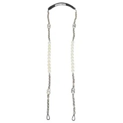 Dolce & Gabbana Tilbehør Til Tasker*Pearl Chain Shoulder Strap Sort
