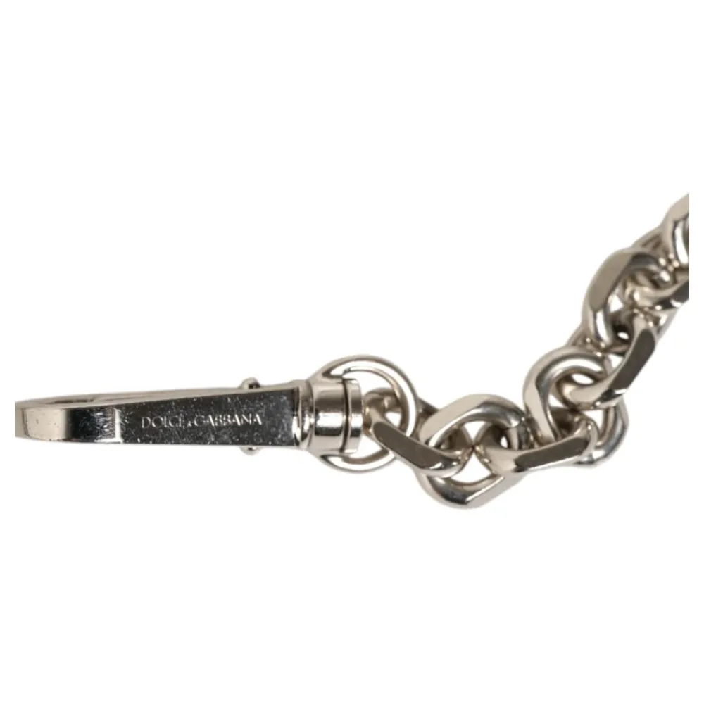 Dolce & Gabbana Tilbehør Til Tasker*Pearl Chain Shoulder Strap Sort