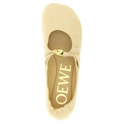 Loewe Ballerina Sko*Pebble Soft Ballet Flat Gul
