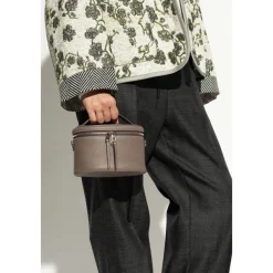 Tory Burch Toilettasker*Pebble Soft Cosmetic Bag Brun