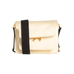 Marni Skuldertasker*Perle Skuldertaske Hvid