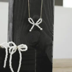 Dansk Copenhagen Smykker*Perlebueøreringe Hvid