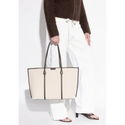 Tory Burch Indkøbstasker*Perry Shopper Bag Beige