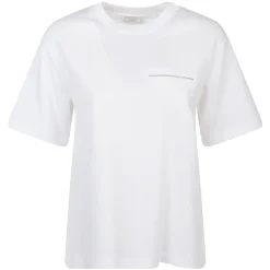 Peserico T-Shirts*T-shirts og Polos Hvid