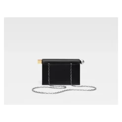 Jacquemus Clutch*Petite Pochette Rond Carre Læder Sort