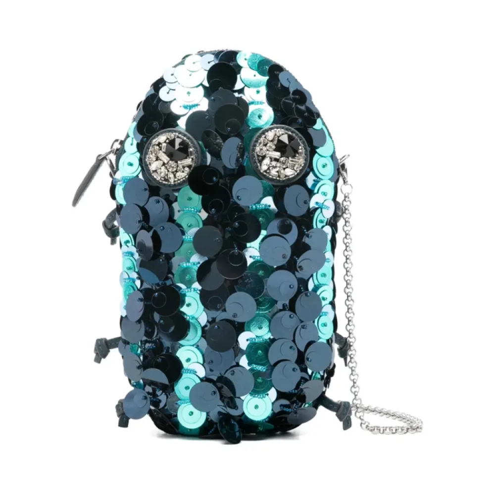 Anya Hindmarch Bæltetasker*Petro Crossbody Taske Blå