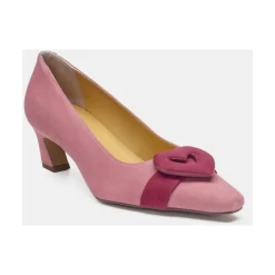 FABIENNE CHAPOT Pumps|Stiletter*Heart Buckle Læder Pumps Pink