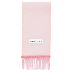 Acne Studios Tørklæder*Wool Mohair Smal Tørklæde Pink