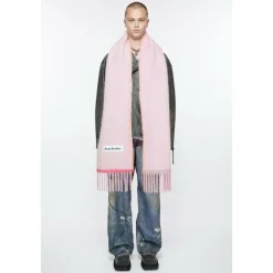 Acne Studios Tørklæder*Wool Mohair Smal Tørklæde Pink