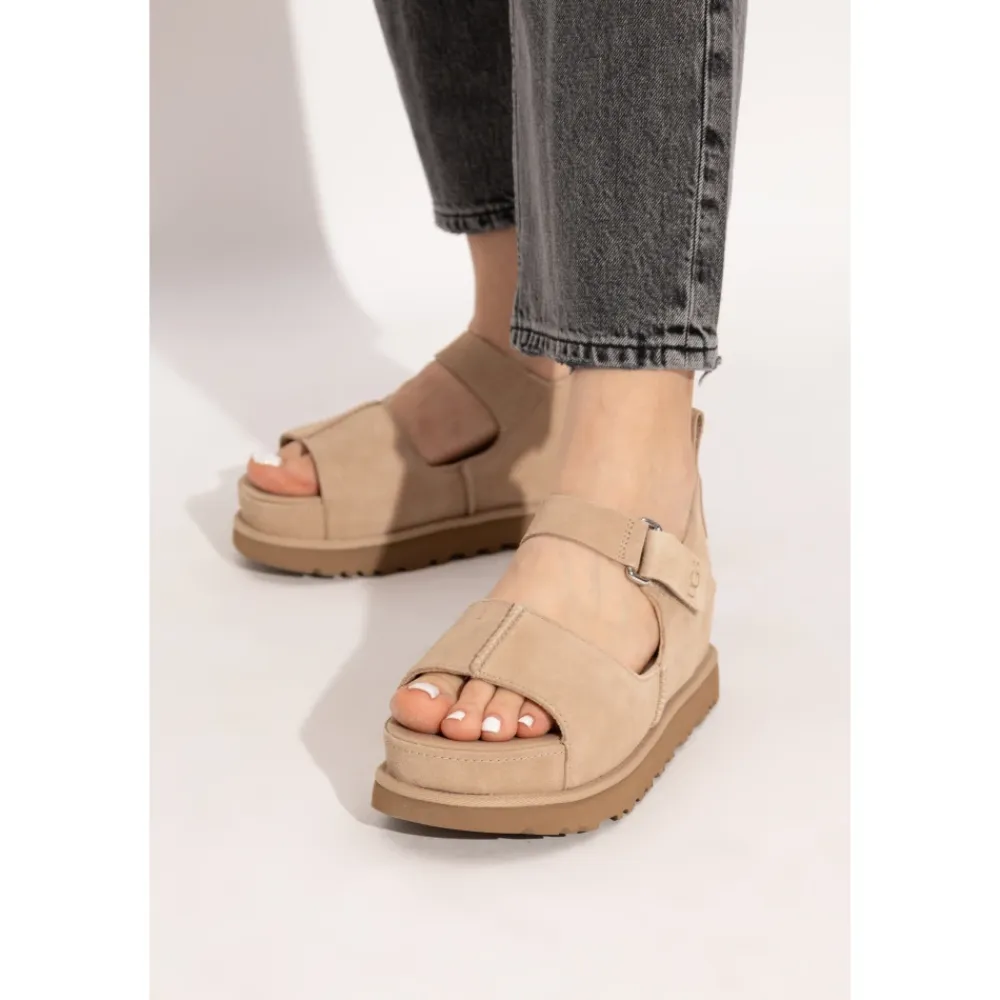 UGG Sandaler*Platform sandaler Goldenrise Hi Beige