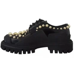 Dolce & Gabbana Snøresko*Poleret kalveskinds Trekking Derby Sort