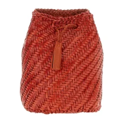 Dragon Diffusion Skuldertasker*PomPom Double Jump Bucket Bag Orange