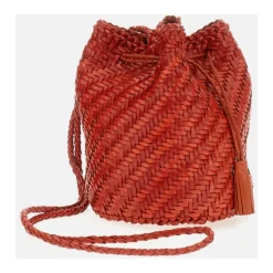 Dragon Diffusion Skuldertasker*PomPom Double Jump Bucket Bag Orange