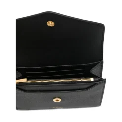 Mulberry Punge & Kortholder*Press Stud Wallet Sort