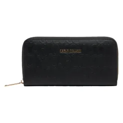 Carlo Colucci Punge & Kortholder*Præget Logo Pung Ella Sort