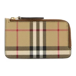 Burberry Punge & Kortholder*Printed Canvas Card Holder Multifarvet