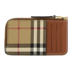 Burberry Punge & Kortholder*Printed Canvas Card Holder Multifarvet