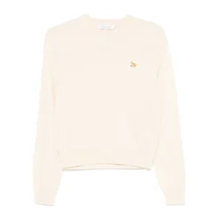 Maison Kitsuné Sweatshirts*Pudder Silke & Nylon Sweater Pink