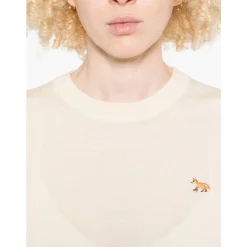 Maison Kitsuné Sweatshirts*Pudder Silke & Nylon Sweater Pink