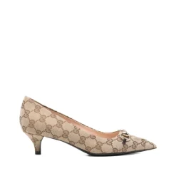 Gucci Pumps|Stiletter*Pumps med Horsebit Beige