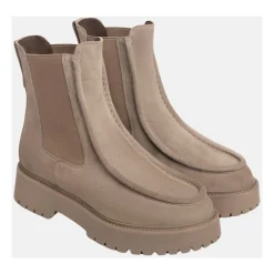 Nerogiardini Chelsea Boots*Quiltede Chelsea-støvler til kvinder Beige