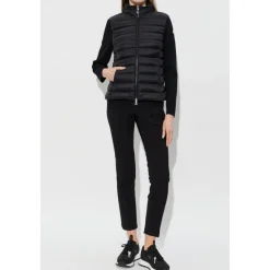 Moncler Striktrøjer & Sweatere*Quilted-front Cardigan Sort