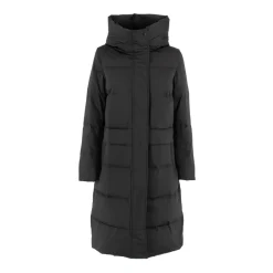 Duno Frakker*Quiltet hættejakke til alsidig komfort Sort