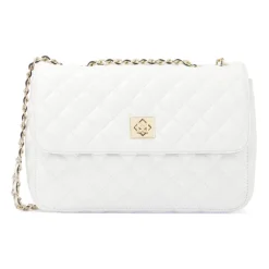 Kazar Skuldertasker*Quiltet skulderkæde håndtaske Hvid